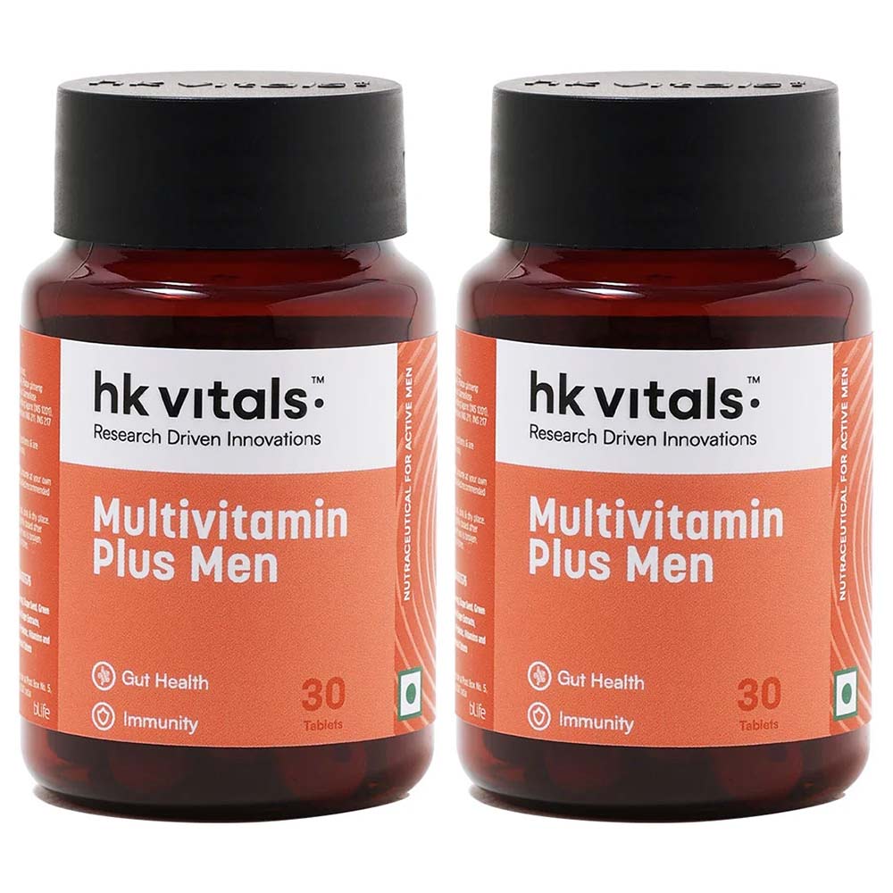 HealthKart HK Vitals Multivitamin Plus Men 30 Tabs Pack of 2-image-13