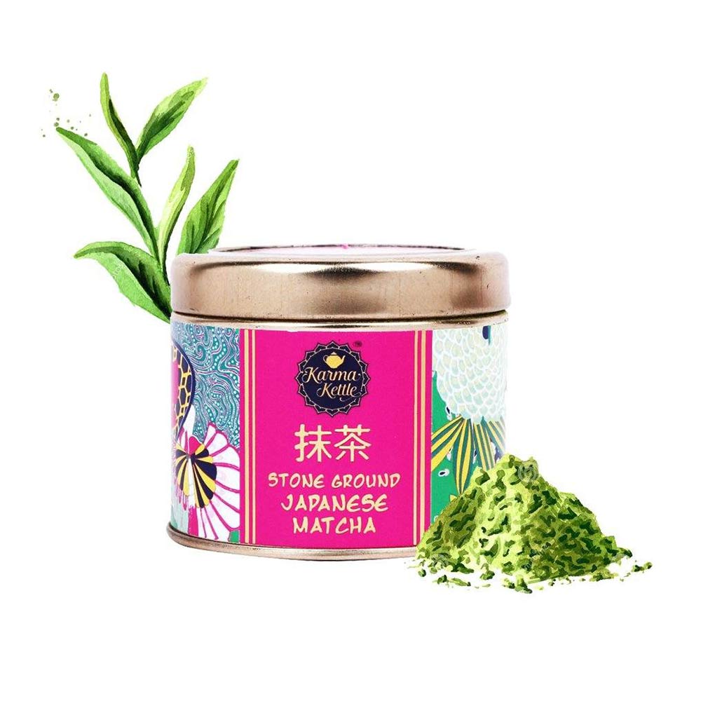 1 - Karma Kettle Stone Ground Japanese Matcha Green Tea Powder,  50 g  Natural 
