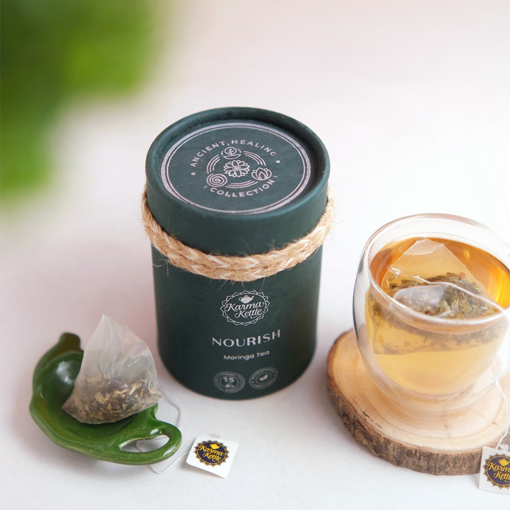 8 - Karma Kettle Nourish Moringa Tea,  Natural  15 Tea Bag(s) 