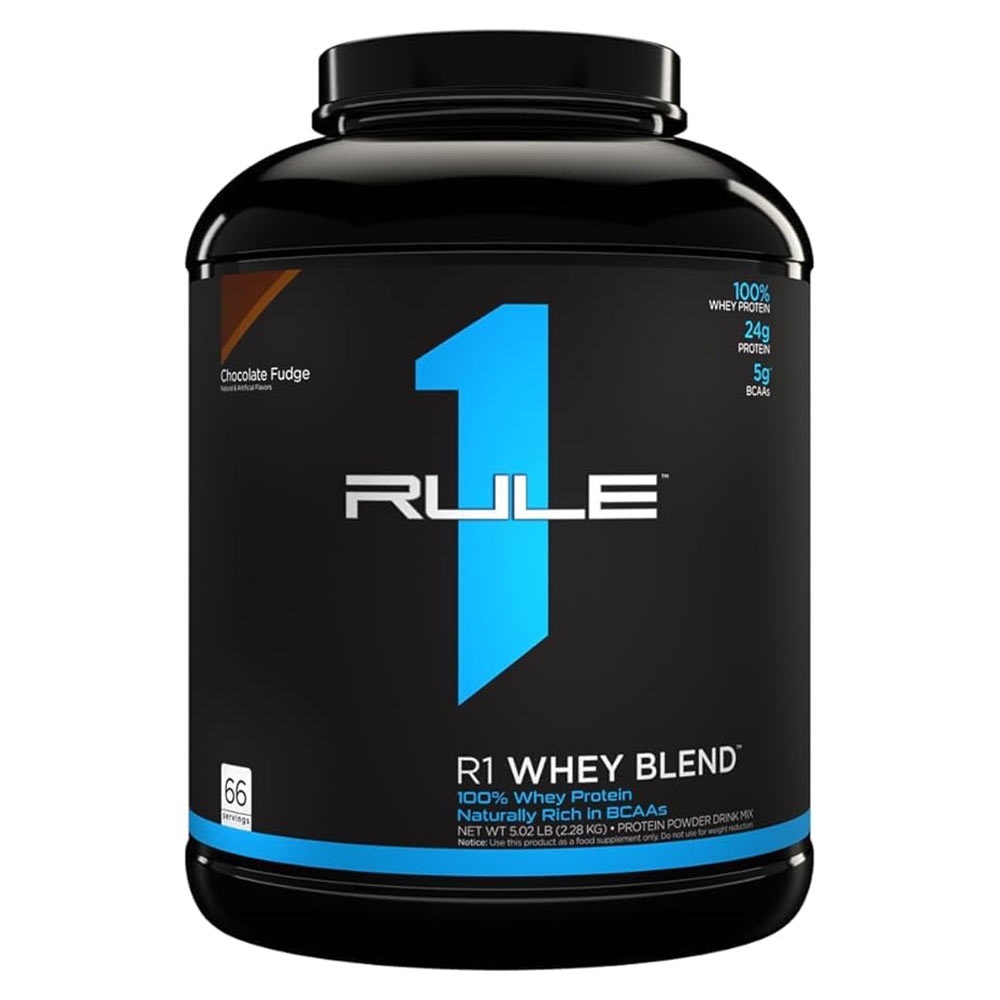 1 - Rule One R1 Whey Blend,  5.02 lb  Chocolate Fudge 