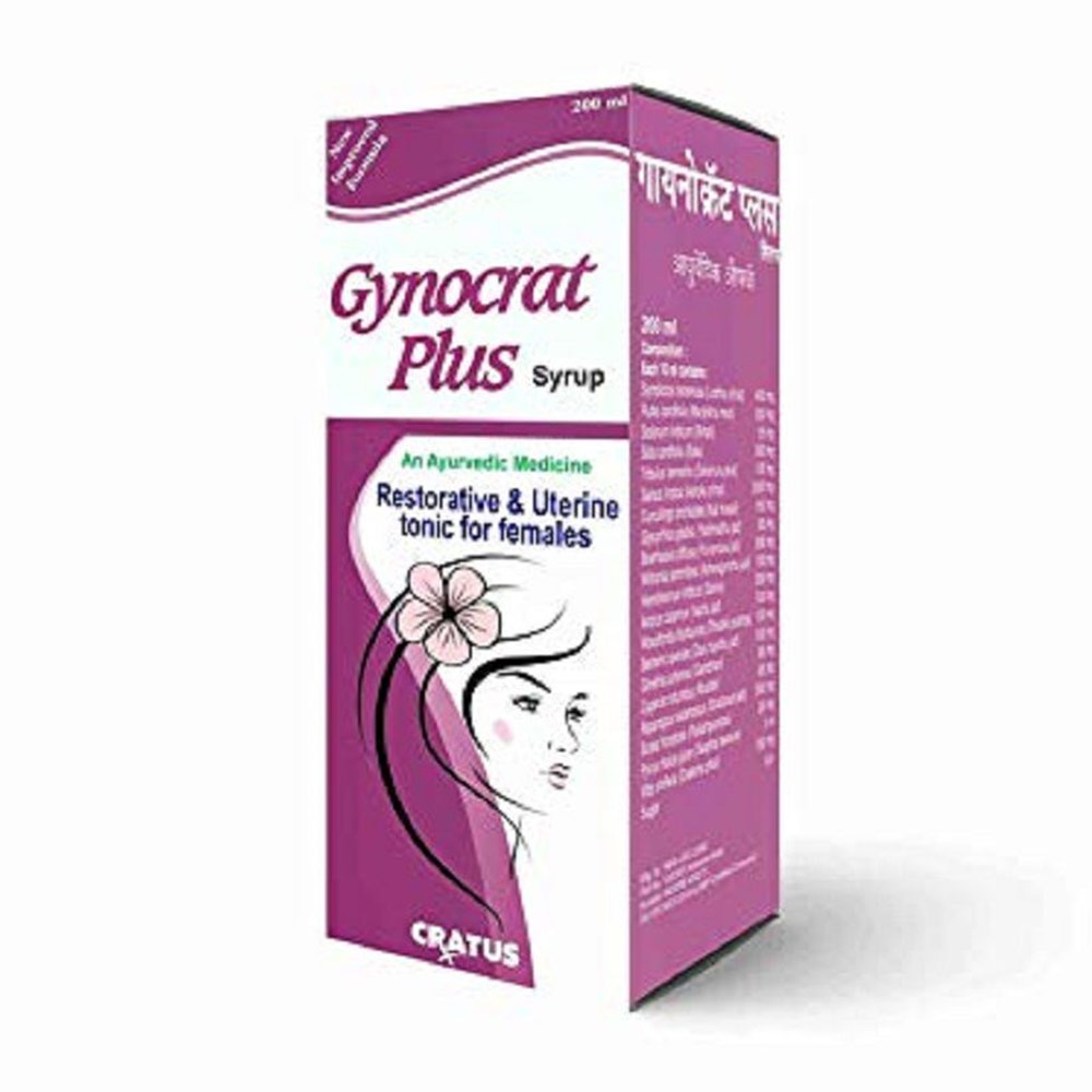 3 - Cratus Gynocrat Plus Syrup,  200 ml  Unflavoured (Pack of 5) 