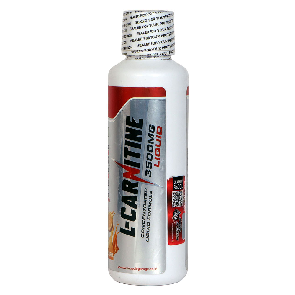 3 - Muscle Garage L-Carnitine 3500mg Liquid,  450 ml  Mango Splash 