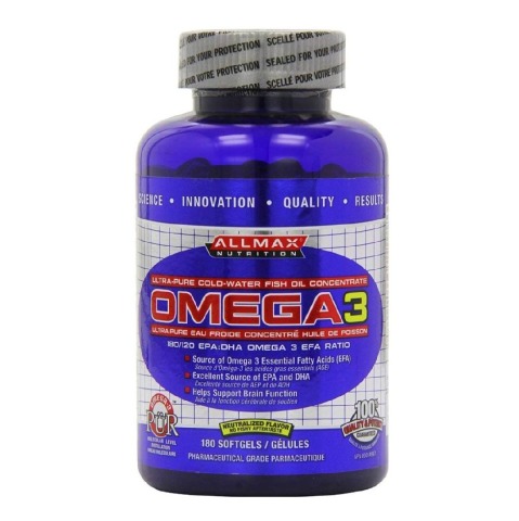 1 - Allmax Omega 3,  180 softgels 