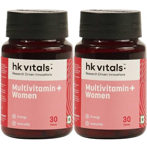 HealthKart HK Vitals Multivitamin Plus Women 30 Tabs Pack of 2