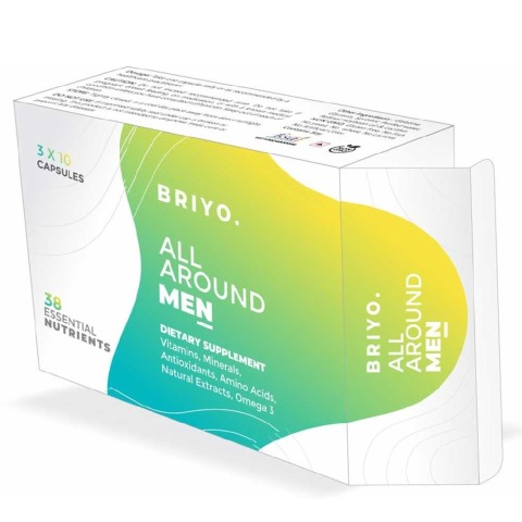 1 - Briyo All Around Men Daily Multivitamin,  30 capsules  Unflavoured 