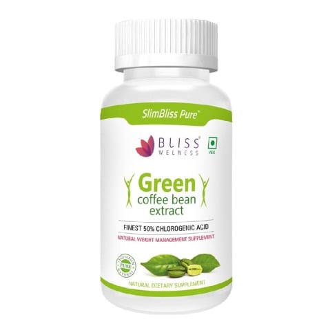 1 - Bliss Welness Green Coffee Bean Extract, 20 capsules