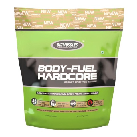 Big Muscles Body Fuel Hardcore, 11 lb Strawberry