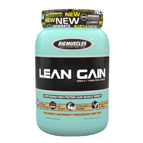 1 - Big Muscles Lean Gain, 2.2 lb Malt Chocolate