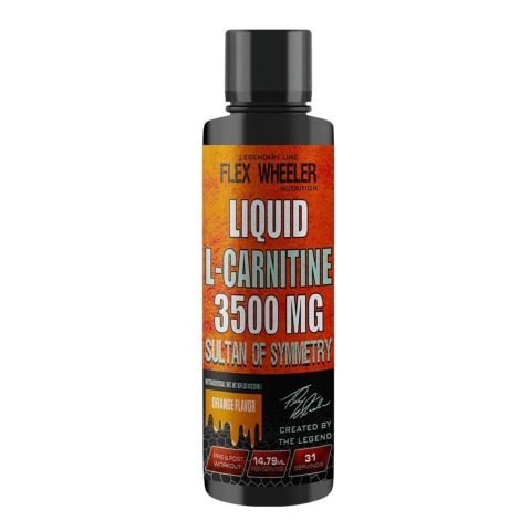 1 - Flex Wheeler Nutrition Liquid L-Carnitine,  473 ml  Orange 