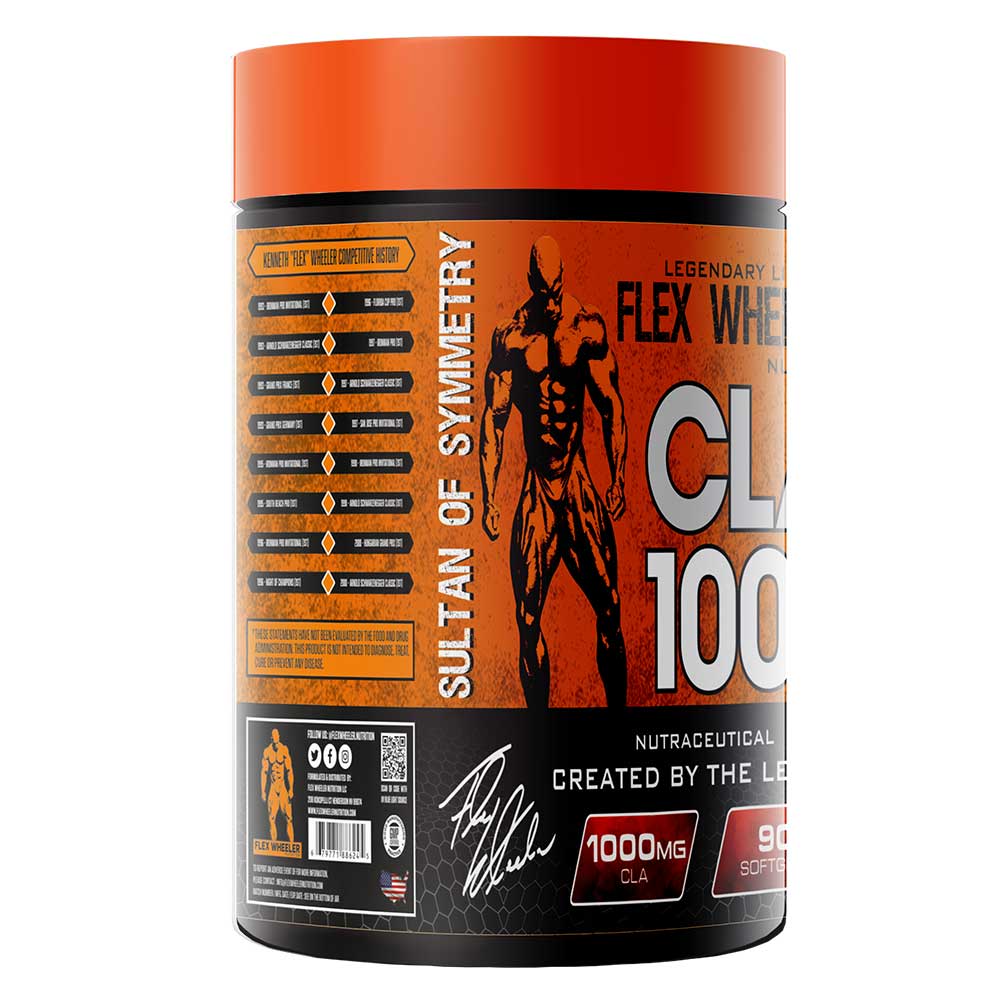 2 - Flex Wheeler Nutrition CLA 1000mg,  90 softgels 