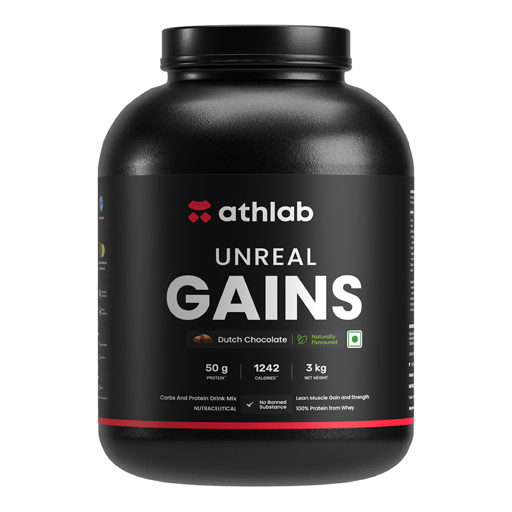 1 - Athlab Unreal Gains,  6.6 lb  Dutch Chocolate 