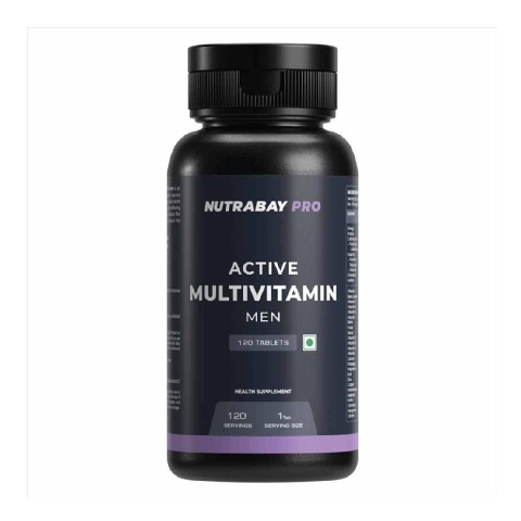 1 - Nutrabay Pro Active Multivitamin Men,  120 tablet(s)  Unflavoured 