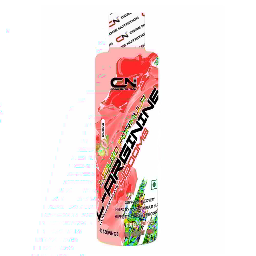 1 - Core Nutrition Liquid L-Arginine + L-Citrulline 4000mg Guava,  450 ml 