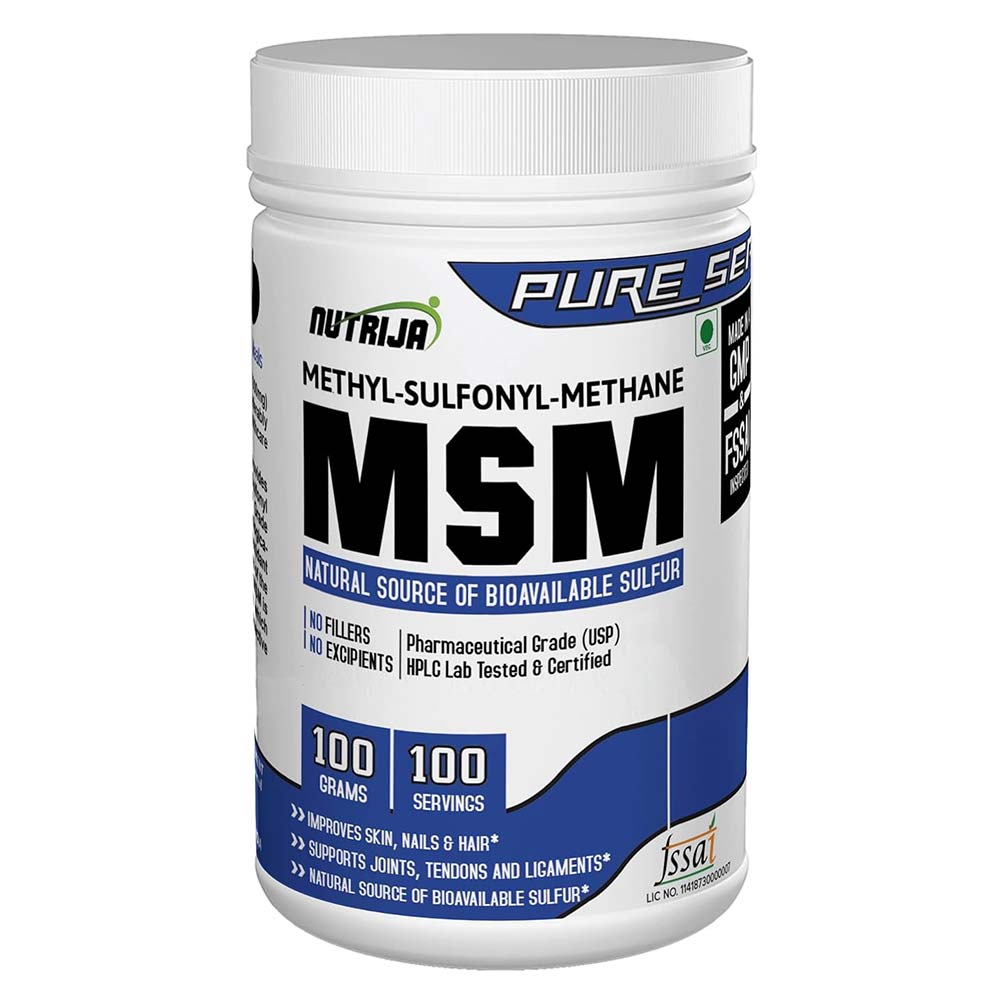 1 - NutriJa MSM Powder (MethylSulfonylMethane),  100 g 