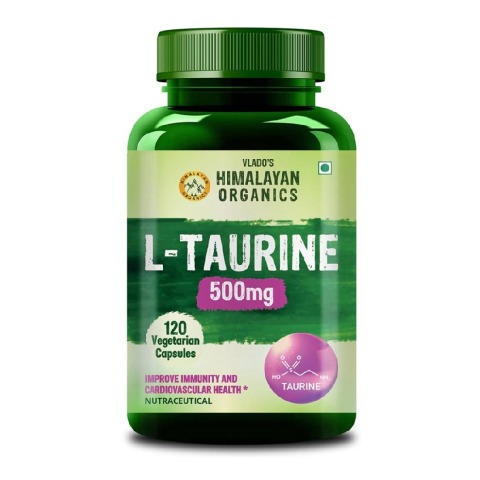 1 - Vlado's Himalayan Organics L-Taurine 500mg,  120 veggie capsule(s) 