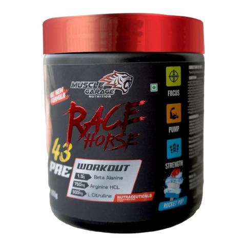 1 - Muscle Garage Race Horse Pre Workout,  0.33 lb  Rocket Pop 