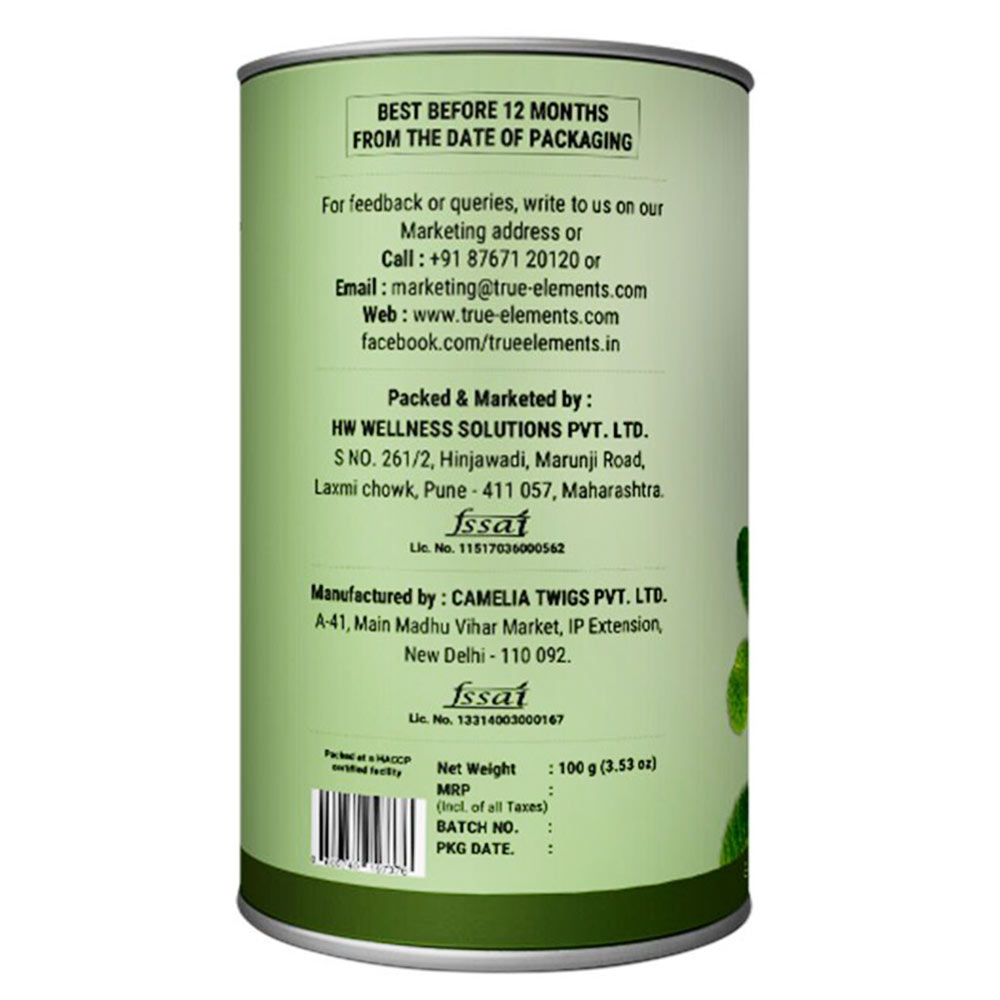 Manufacturer - True Elements Spearmint Infusion Tea,  Natural  0.1 kg 