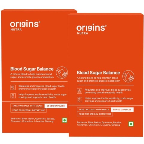 Origins Nutra Blood Sugar Balance (Pack of 2), 56 veggie capsule(s)