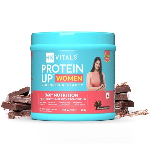 2 - HealthKart HK Vitals ProteinUp Women Strength & Beauty OP, 0.44 lb Chocolate