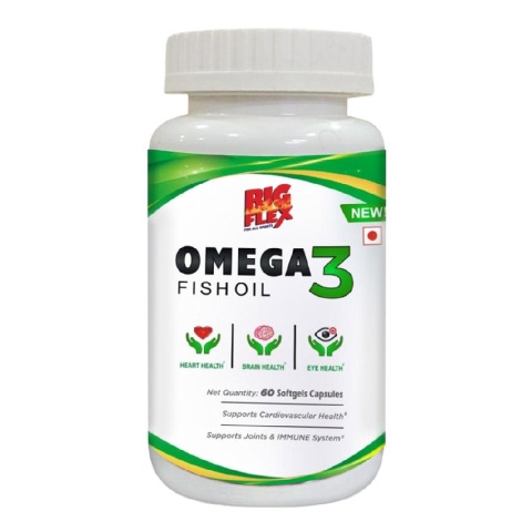 1 - Big Flex Omega 3 Fish Oil,  30 softgels 