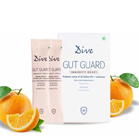 1 - Dive Gut Guard Immunity Boost,  15 Piece(s)/Pack  Orange 