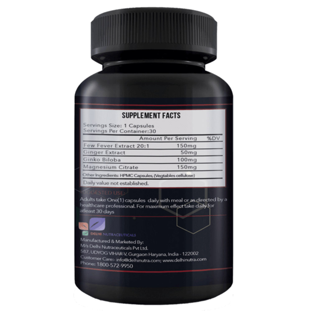 SupplementInfo - HealthDiva Mygraine,  30 capsules 