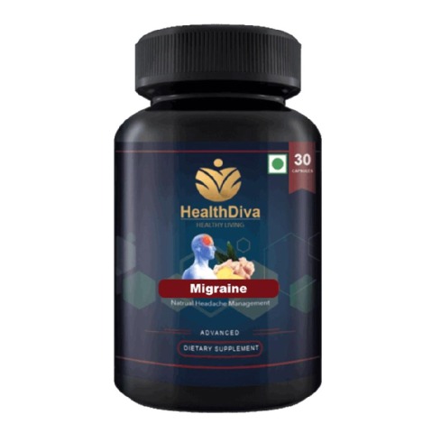 1 - HealthDiva Mygraine,  30 capsules 
