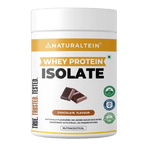 1 - NATURALTEIN Whey Protein Isolate,  0.66 lb  Chocolate 