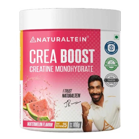 1 - NATURALTEIN Athlete Series Crea Boost Creatine Monohydrate,  Watermelon  0.22 lb 