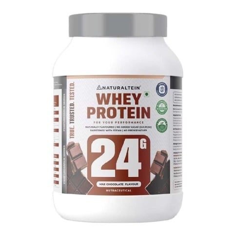 1 - NATURALTEIN Performance Series Whey Protein,  2.2 lb  Max Chocolate 