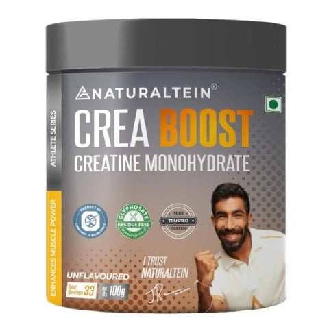 1 - NATURALTEIN Athlete Series Crea Boost Creatine Monohydrate,  Unflavoured  0.22 lb 
