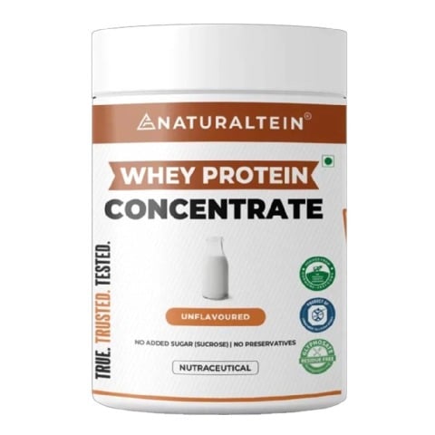 1 - NATURALTEIN Whey Protein Concentrate, 0.66 lb Unflavoured