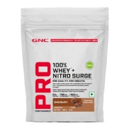 GNC Pro Performance 100% Whey + Nitro Surge- 1 lb Chocolate