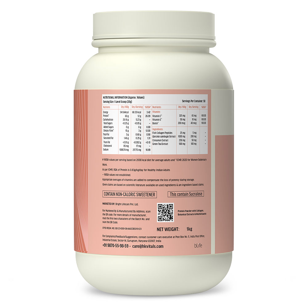 10 - HK Vitals Protein for Women,  2.2 lb  Chocolate (Non - Veg)