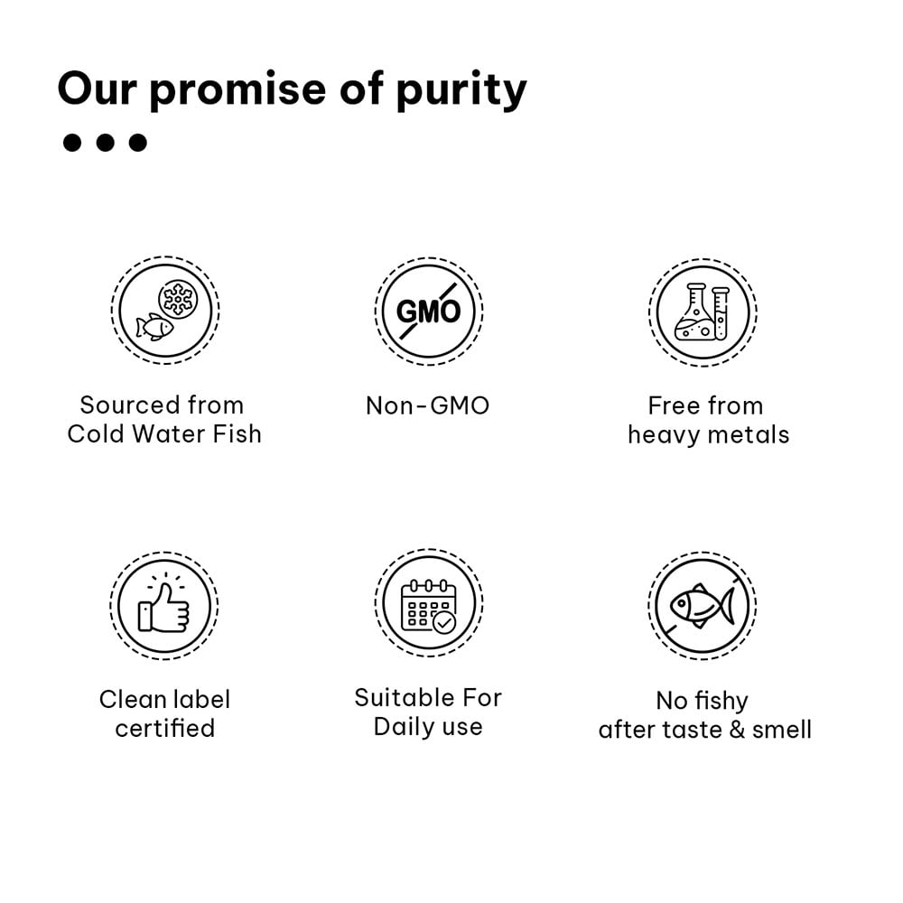 7 - HK Vitals Fish Oil 1000mg with 180mg EPA and 120mg DHA,  90 capsules