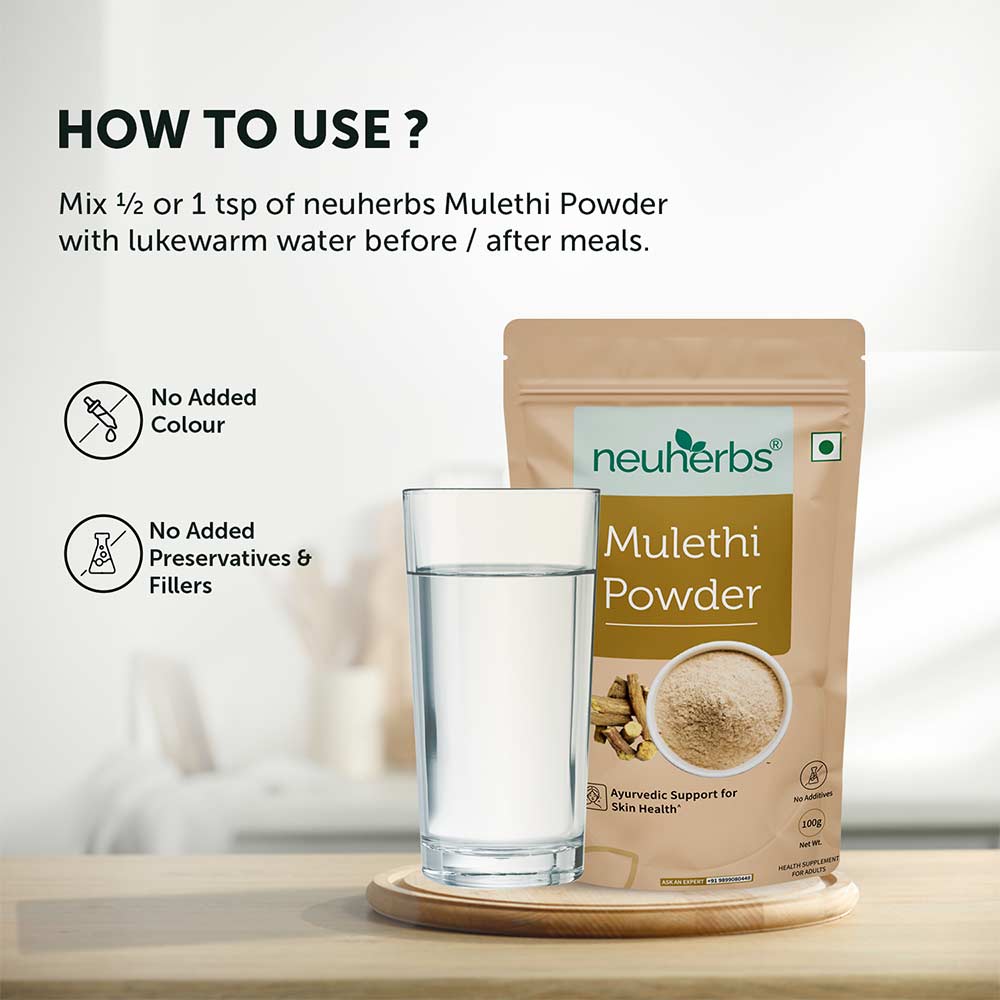 3 - Neuherbs Organic Mulethi Powder,  100 g 