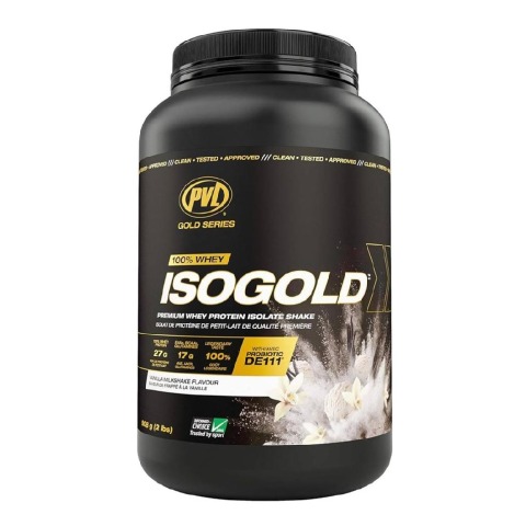 1 - PVL 100% Whey Isogold,  2 lb  Vanilla Milkshake 