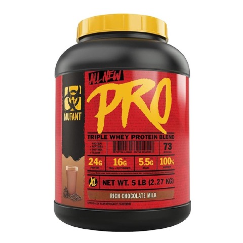 1 - Mutant Pro Triple Whey Protein,  5 lb  Rich Chocolate Milk 
