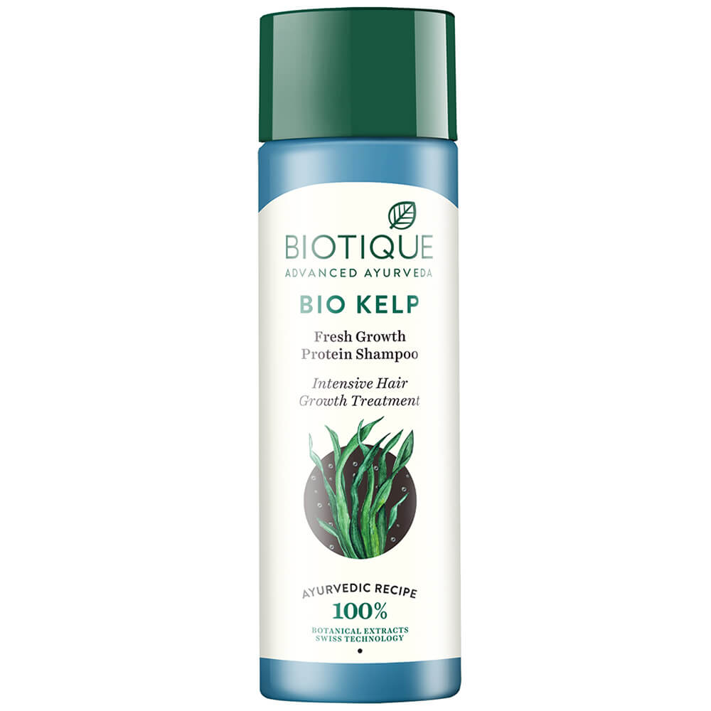 1 - Biotique Bio Kelp Protein Shampoo,  120 ml  Intensive Hair Growth Treatment 
