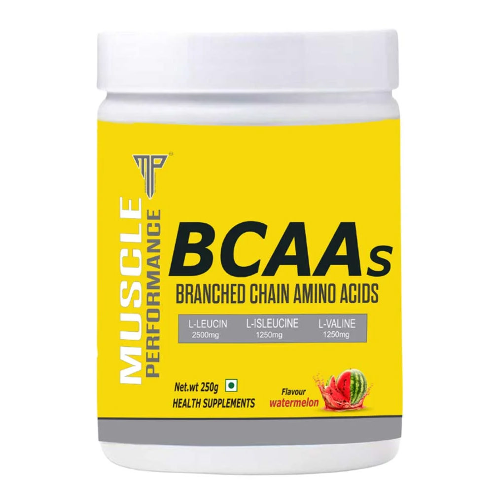Muscle Performance BCAAs,  0.55 lb  30 Servings  Watermelon 