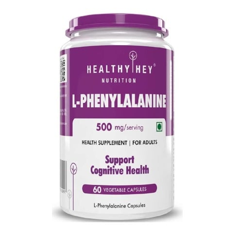 1 - HealthyHey Nutrition L-Phenylalanine,  60 veggie capsule(s) 