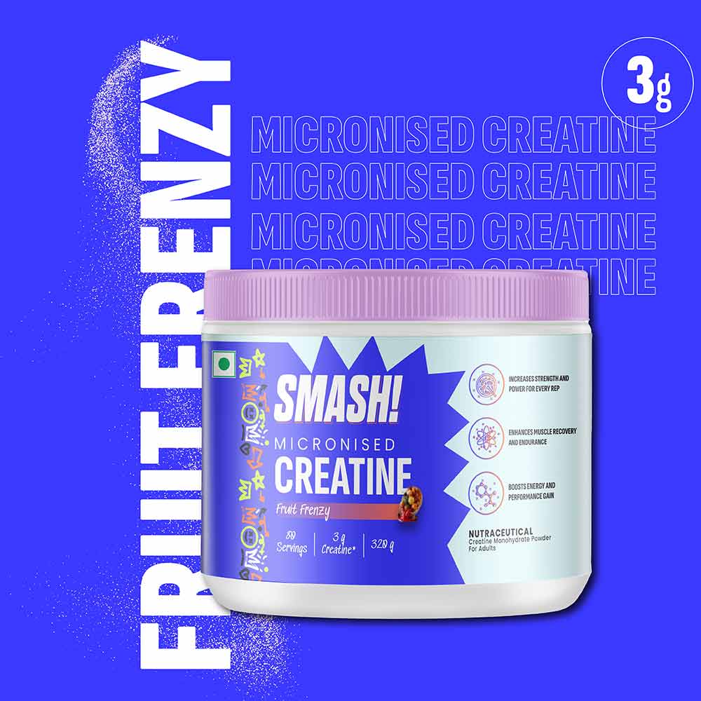 2 - Smash Micronised Creatine Monohydrate,  Fruit Frenzy  0.71 lb