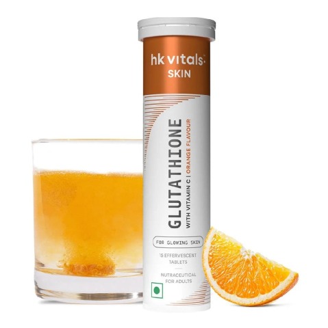 1 - HealthKart HK Vitals Glutathione Effervescent OP, Orange 15 tablet(s)