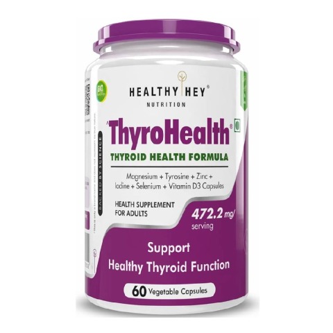 1 - HealthyHey Nutrition ThyroHealth Thyroid Health Formula,  60 veggie capsule(s) 