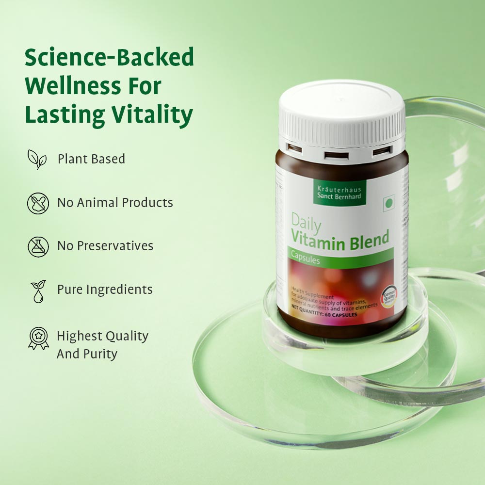 6 - Krauterhaus Sanct Bernhard Daily Vitamin Blend,  60 capsules  Unflavoured 