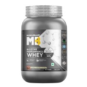 MuscleBlaze Biozyme Performance Whey- 2.2 lb Less Sweet Chocolate