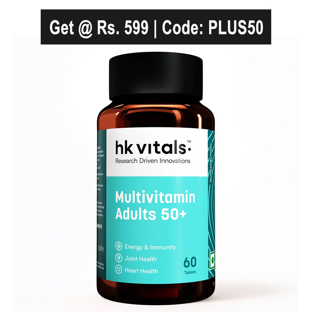 HK Vitals Multivitamin Adults 50+, Unflavoured 60 tablet(s)