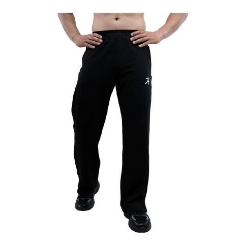1 - Athflex Men's Straight Fit Classic Workout Pants,  Black  XXL 