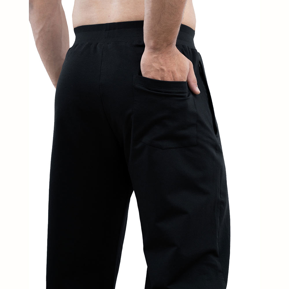 5 - Athflex Men's Straight Fit Classic Workout Pants,  Black  XXL 