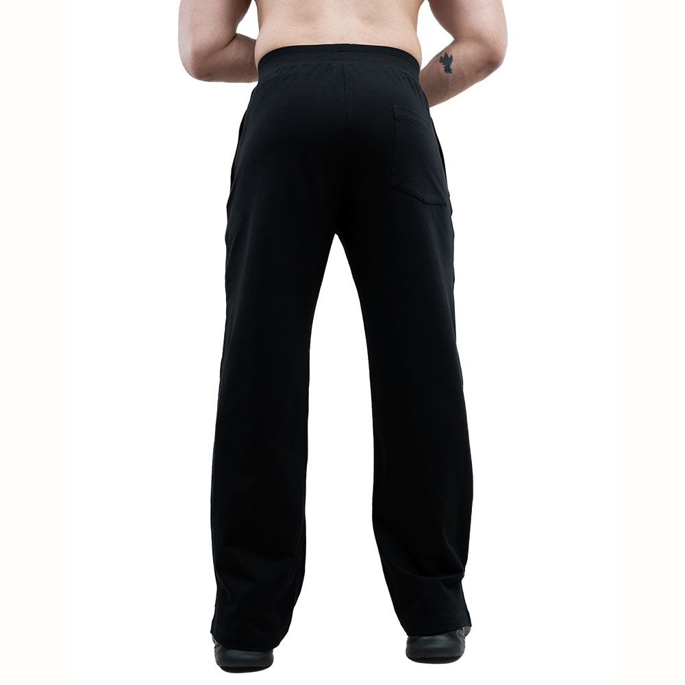 4 - Athflex Men's Straight Fit Classic Workout Pants,  Black  XXL 